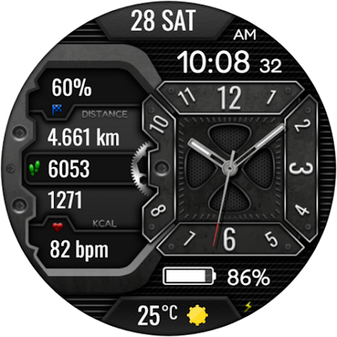 Chronocore Hybrid Watch Face screenshot