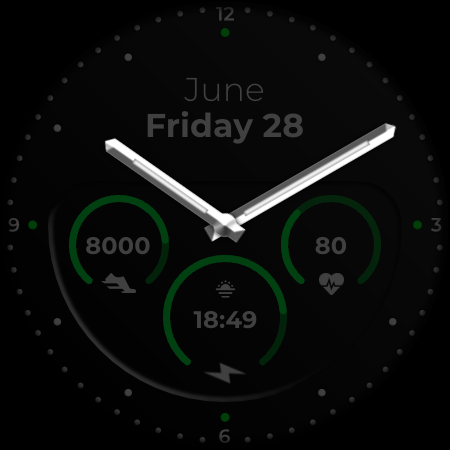 DADAM77: Modern Minimal Watch screenshot