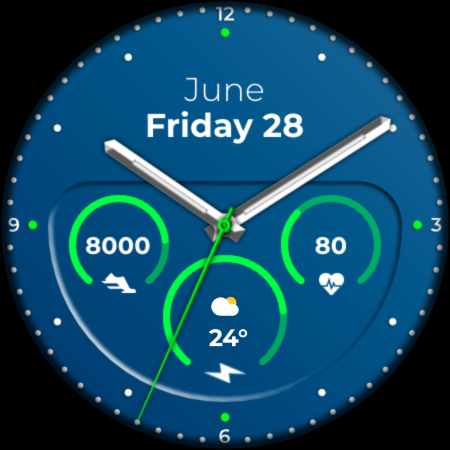 DADAM77: Modern Minimal Watch screenshot