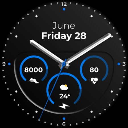 DADAM77: Modern Minimal Watch screenshot