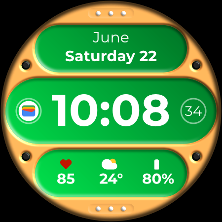 DADAM78: Digital Watch Face screenshot