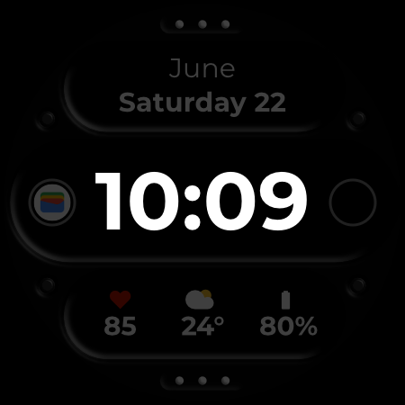 DADAM78: Digital Watch Face screenshot