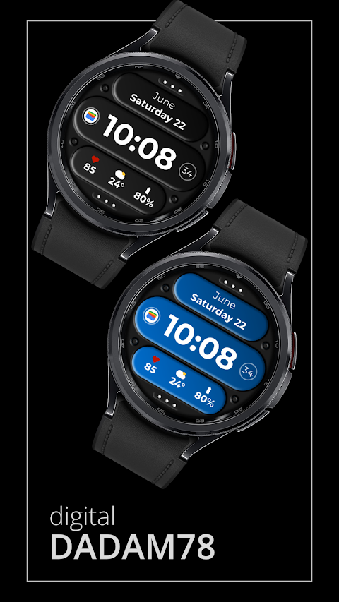 DADAM78: Digital Watch Face screenshot