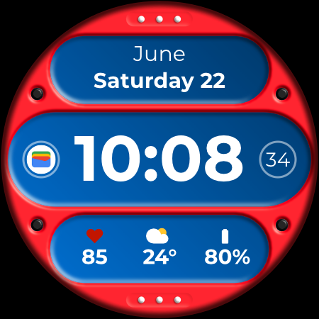 DADAM78: Digital Watch Face screenshot