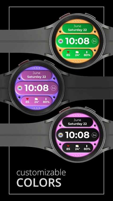DADAM78: Digital Watch Face screenshot