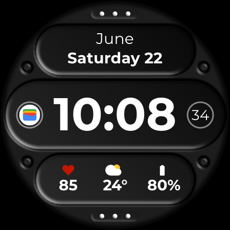 DADAM78: Digital Watch Face screenshot