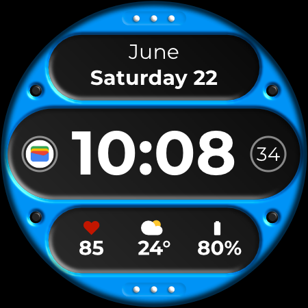 DADAM78: Digital Watch Face screenshot