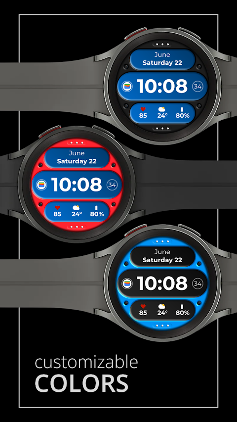 DADAM78: Digital Watch Face screenshot
