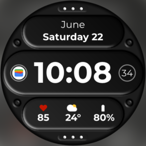 DADAM78: Digital Watch Face