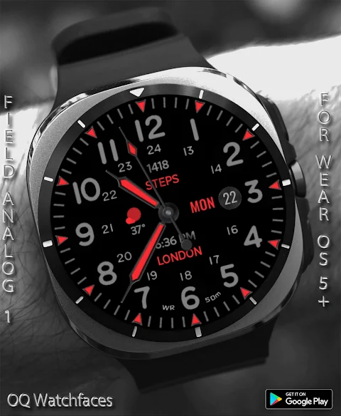 Field Watch 1 Wear OS 5+ screenshot