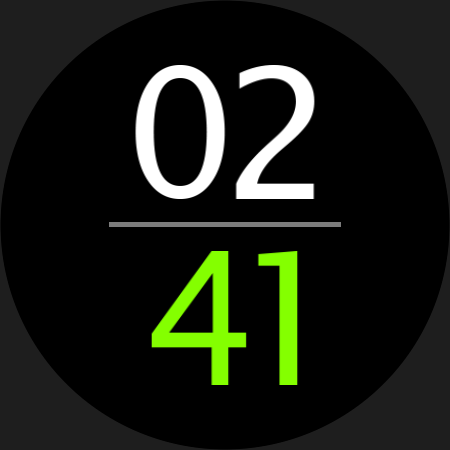 Digital Watch Face Key 016 screenshot