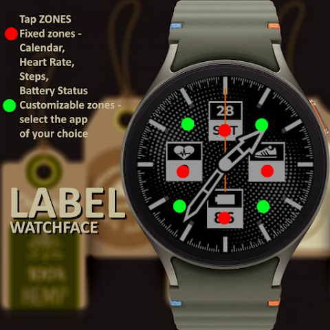 LABEL WATCHFACE screenshot