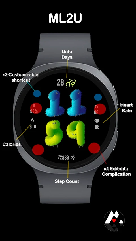 ML2U 506 Watch Face screenshot