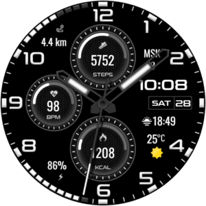 Nebula Hybrid Watch Face