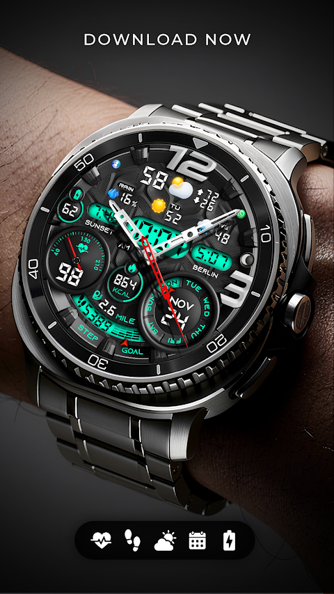 PER32 Ultra Hybrit Watch Face screenshot