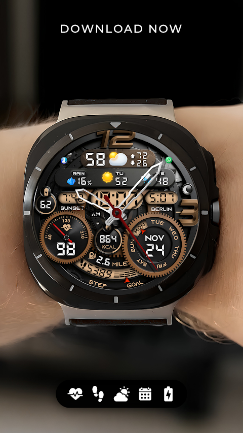 PER32 Ultra Hybrit Watch Face screenshot