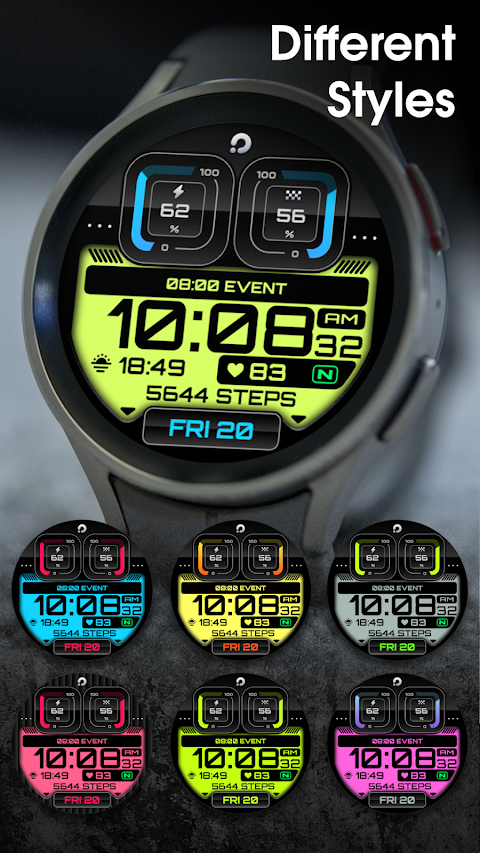 PRADO 01 Digital Watch Face screenshot