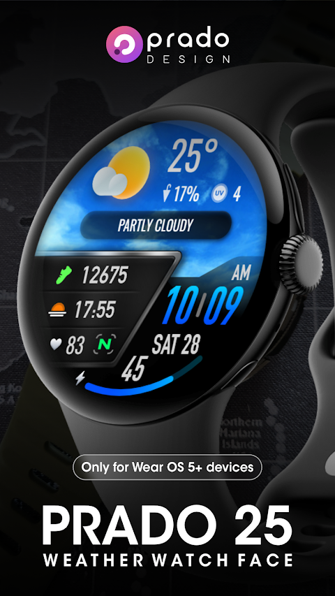 PRADO 25 Weather Watch Face screenshot