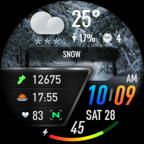 PRADO 25 Weather Watch Face screenshot