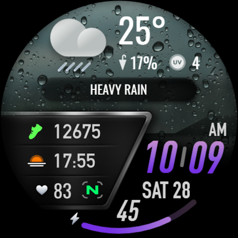 PRADO 25 Weather Watch Face screenshot