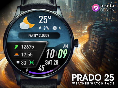 PRADO 25 Weather Watch Face screenshot