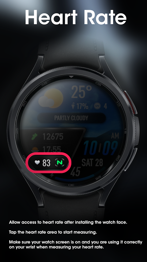 PRADO 25 Weather Watch Face screenshot