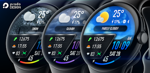 PRADO 25 Weather Watch Face screenshot