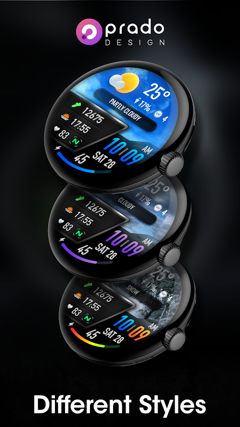 PRADO 25 Weather Watch Face screenshot