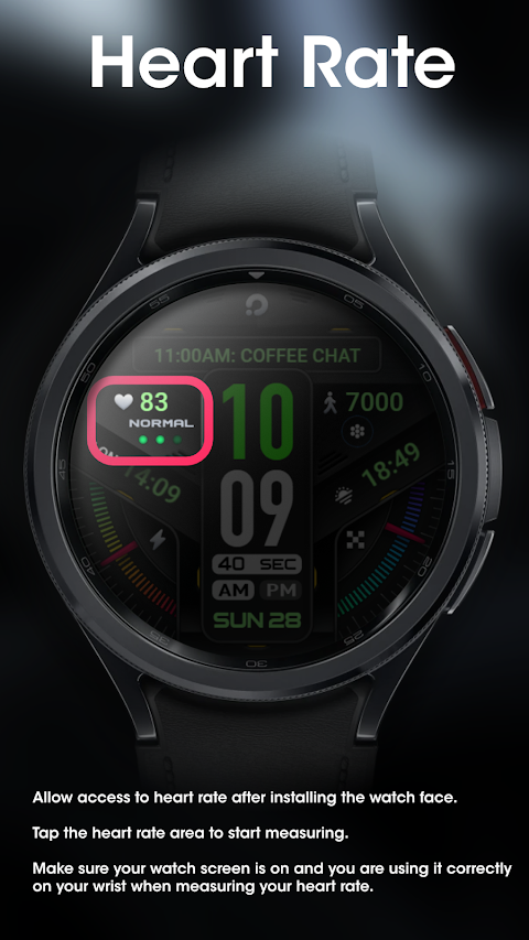 PRADO 58 Digital Watch Face screenshot