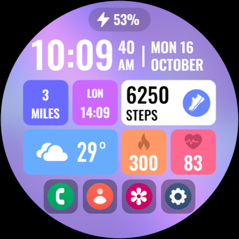 PRIME Home OS 3 Watch Face screenshot