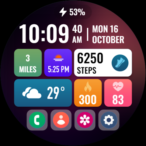PRIME Home OS 3 Watch Face screenshot