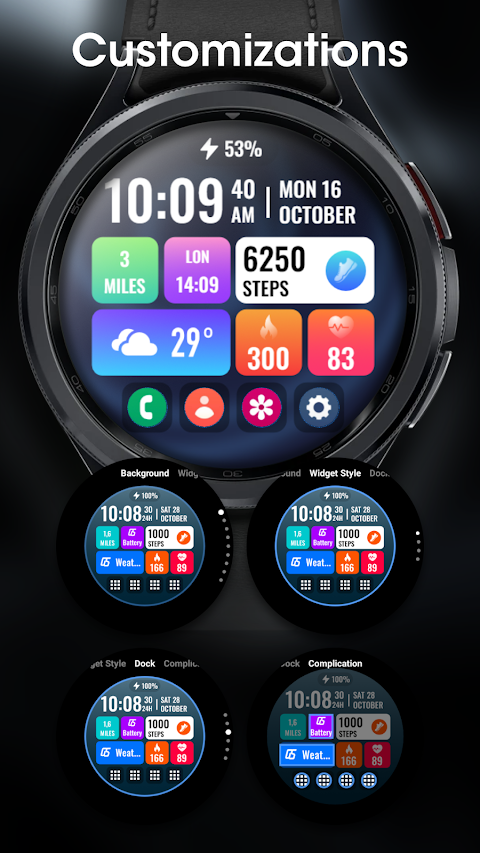 PRIME Home OS 3 Watch Face screenshot