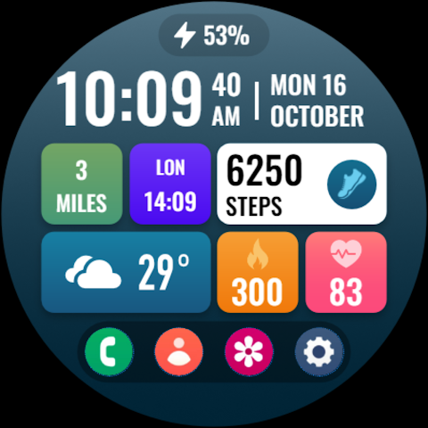 PRIME Home OS 3 Watch Face screenshot