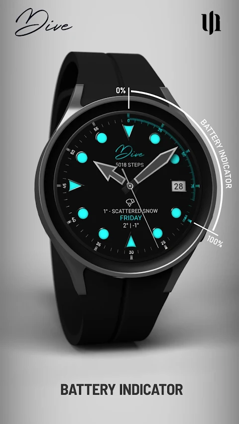S4U Dive – Diver watch face screenshot