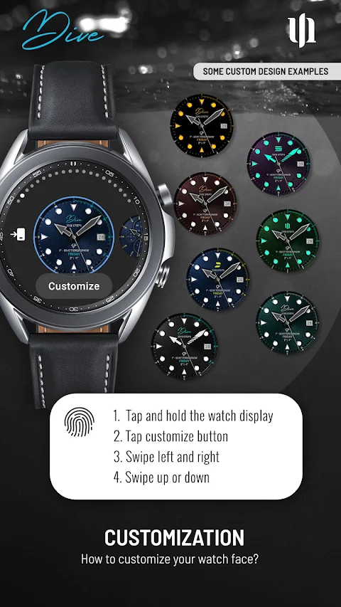 S4U Dive – Diver watch face screenshot