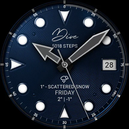 S4U Dive – Diver watch face screenshot