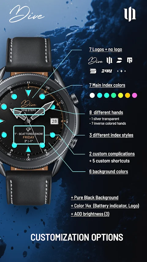S4U Dive – Diver watch face screenshot