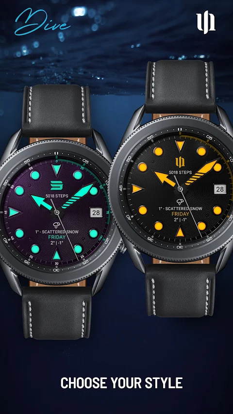 S4U Dive – Diver watch face screenshot
