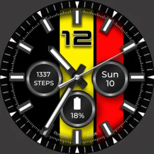 Striped Analog WF Wear OS 4+