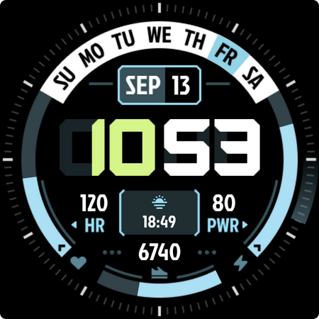 Tidy Digital: Watch Face screenshot
