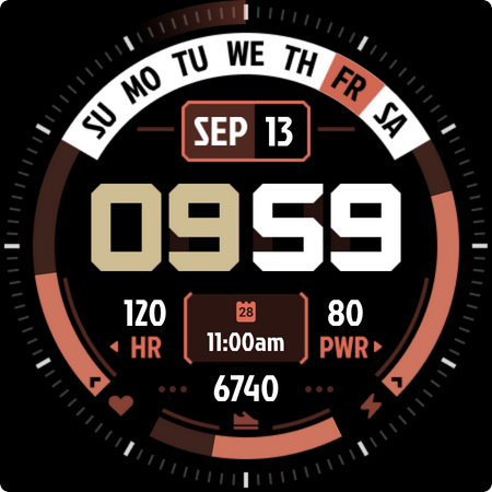 Tidy Digital: Watch Face screenshot