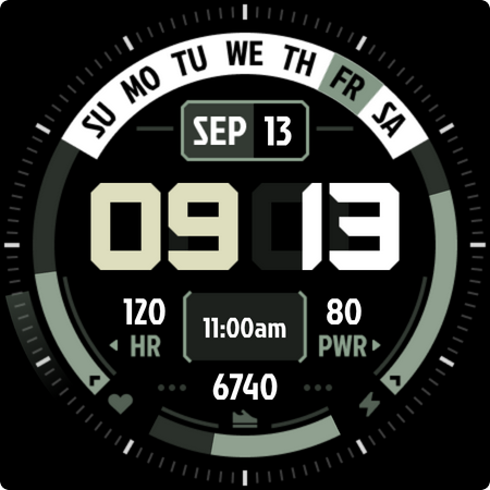 Tidy Digital: Watch Face screenshot