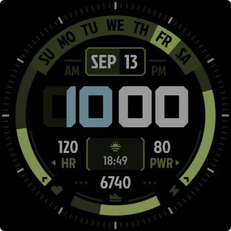Tidy Digital: Watch Face screenshot