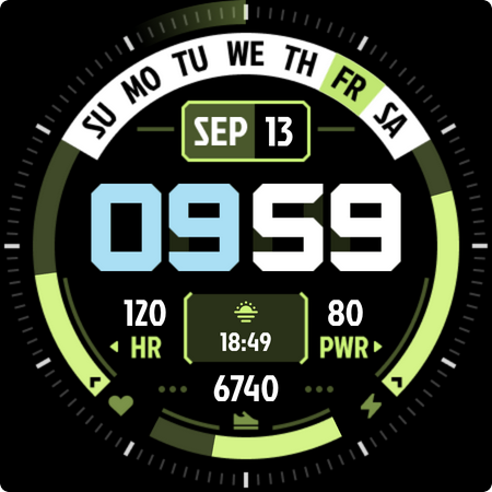 Tidy Digital: Watch Face screenshot
