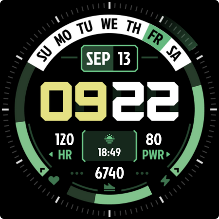 Tidy Digital: Watch Face screenshot