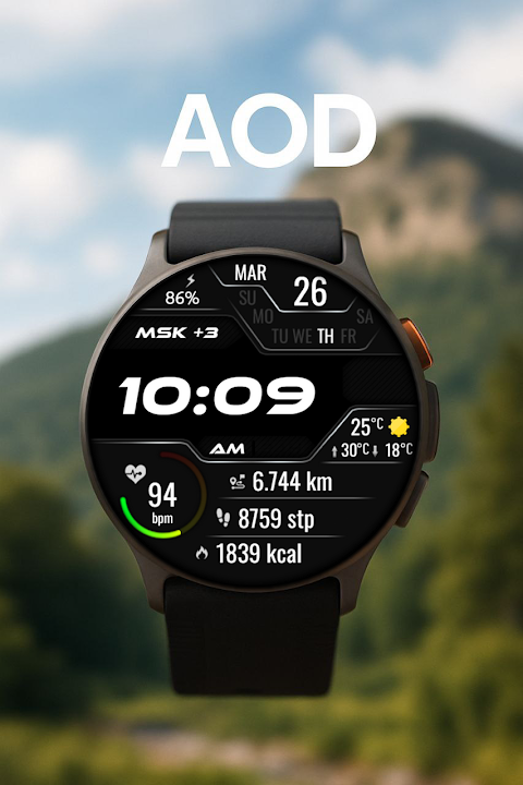 Vexitor Digital Watch Face screenshot