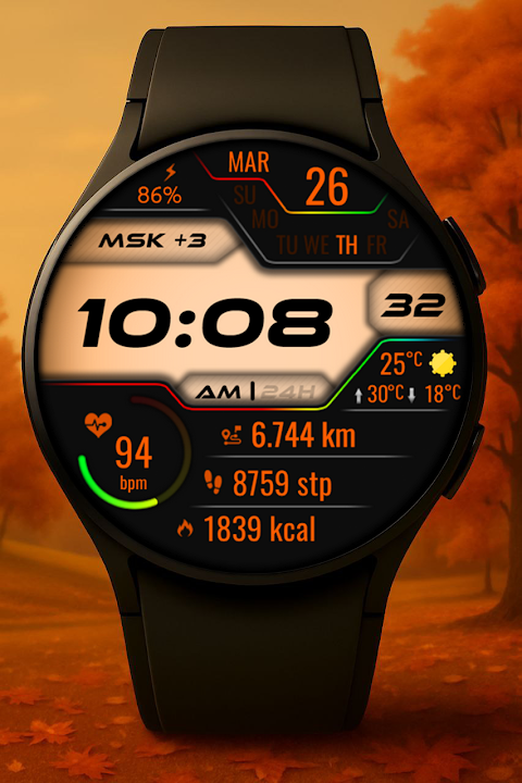 Vexitor Digital Watch Face screenshot