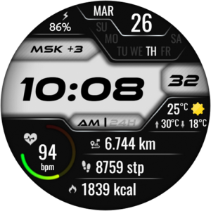 Vexitor Digital Watch Face