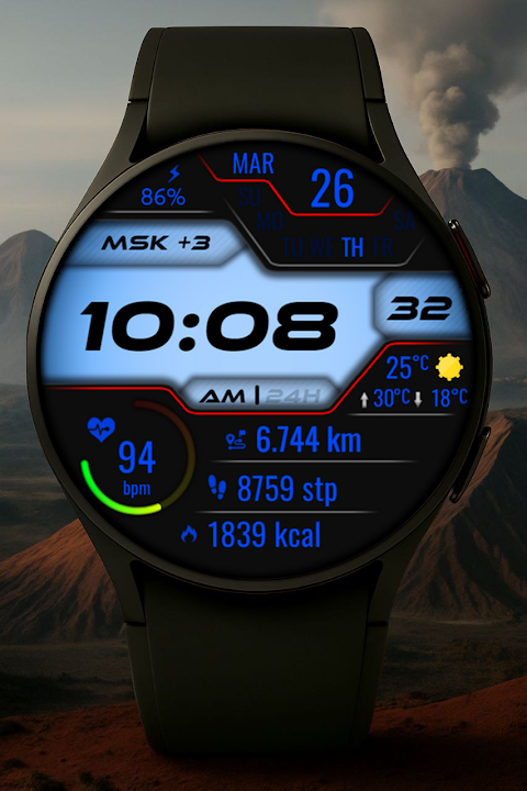 Vexitor Digital Watch Face screenshot