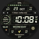 WFP 129 Military watch face